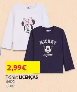 Auchan T-shirt licenças bebé unid. promoção