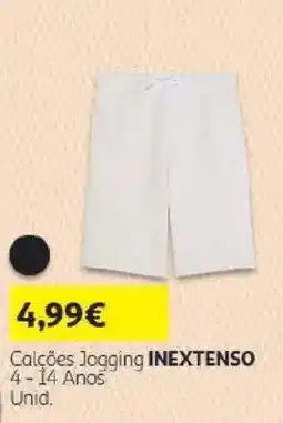Auchan Calções Jogging inextenso promoção