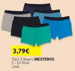 Auchan Pack 3 Boxers Inextenso promoção