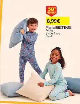Auchan Pijama inextenso jersey promoção