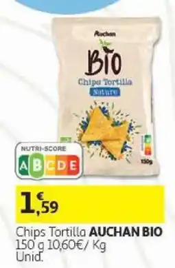 Auchan Chips Tortilla Auchan Bio promoção