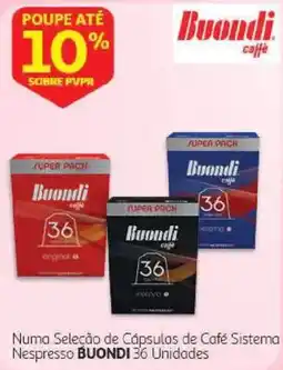Auchan Cápsulas de Café Sistema Nespresso Buondi promoção