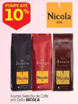 Auchan Numa Seleção de Café em Grão NICOLA promoção