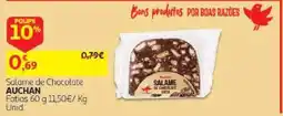 Auchan Salame de chocolate auchan promoção