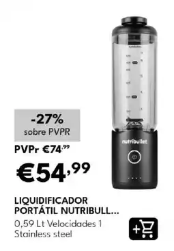 Radio Popular liquidificador portátil nutribullet promoção