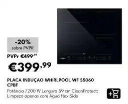 Radio Popular placa inducao whirlpool wf s5060 cpbf promoção