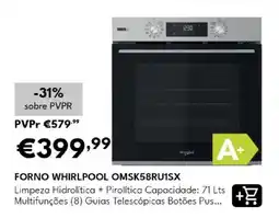 Radio Popular forno whirlpool omsk58ru1sx promoção