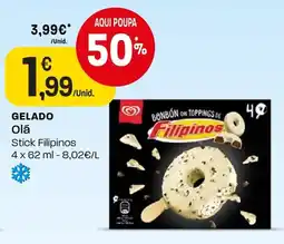 Intermarché Gelado Olá Stick Filipinos promoção