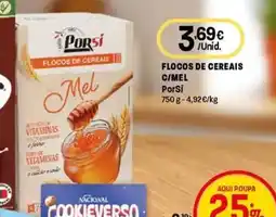 Intermarché Flocos de cereais c mel porsi promoção