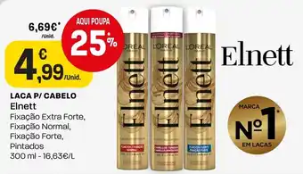 Laca p/ cabelo elnett