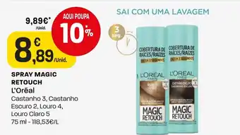 Spray magic retouch l'oréal castanho 3, castanho escuro 2, louro 4, louro claro 5
