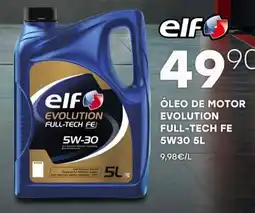 Roady elf óleo de motor evolution full-tech fe 5w30 promoção
