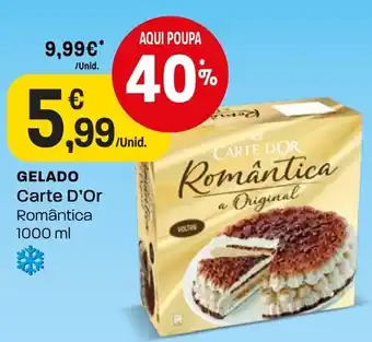 Gelado Carte D'Or Romântica