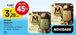 Intermarché magnum signature la pistache, la pêche promoção