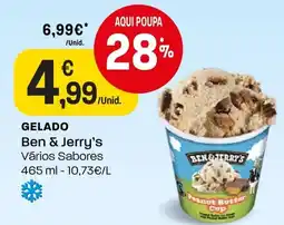 Intermarché gelado ben & jerry's vários sabores promoção