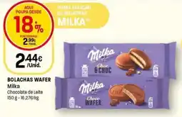 Intermarché Bolachas wafer milka promoção