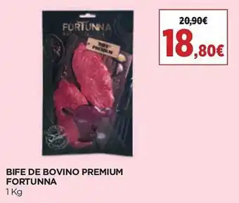 Bife de bovino premium fortunna