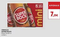 Supercor Cerveja super bock mini promoção