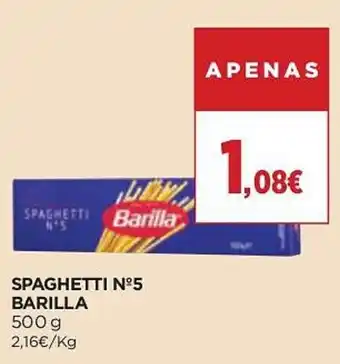 Supercor Spaghetti n°5 barilla promoção