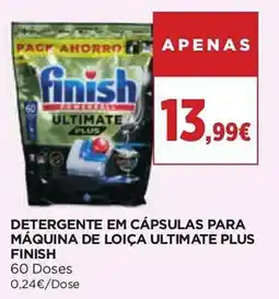 Supercor Detergente em cápsulas para máquina de loiça ultimate plus finish promoção