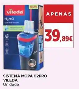 Supercor sistema mopa h2pro vileda promoção