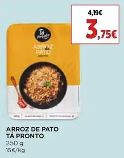 Supercor Arroz de pato tá pronto promoção