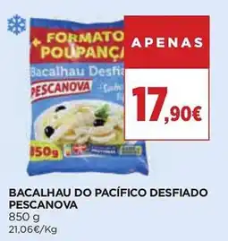 Supercor Bacalhau do pacífico desfiado pescanova promoção
