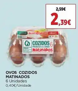 Supercor ovos cozidos matinados promoção