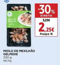 Supercor Miolo de mexilhão gelpeixe promoção
