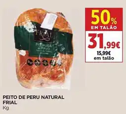 Supercor Peito de peru natural frial promoção