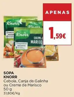 Supercor sopa knorr promoção