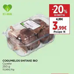 Supercor Cogumelos shiitake bio promoção