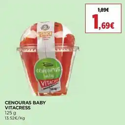 Supercor cenouras baby vitacress promoção