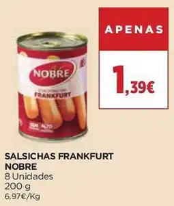 Supercor salsichas frankfurt nobre promoção
