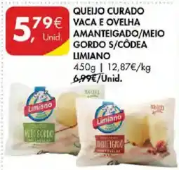 Pingo Doce Queijo curado vaca e ovelha amanteigado/meio gordo s/côdea limiano promoção