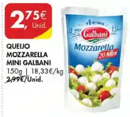Pingo Doce Queijo mozzarella mini galbani promoção