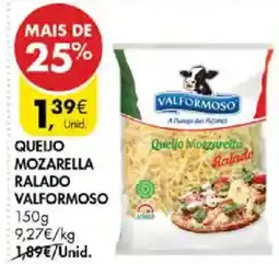 Pingo Doce queijo mozzarella ralado valformoso promoção