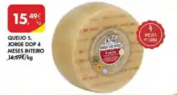 Pingo Doce queijo s. jorge dop 4 meses inteiro promoção