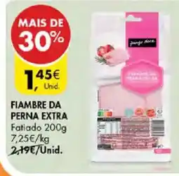 Pingo Doce Fiambre da perna extra promoção