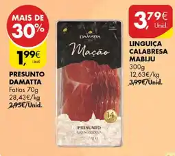 Pingo Doce Presunto damatta promoção