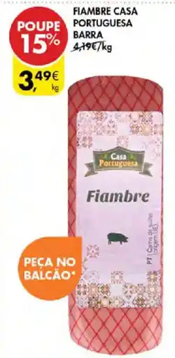Pingo Doce Fiambre casa portuguesa promoção