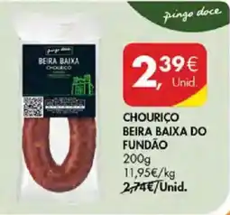 Pingo Doce Chouriço beira baixa do fundão promoção
