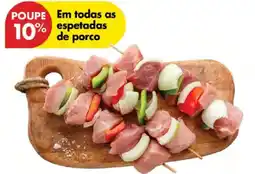 Pingo Doce espetadas de porco promoção