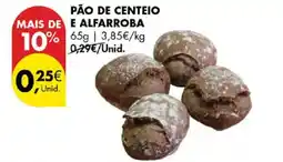 Pingo Doce Pão de centeio e alfarroba promoção