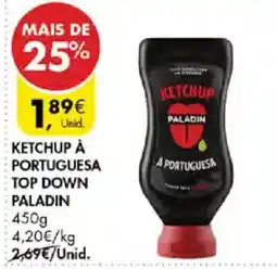 Pingo Doce Ketchup à Portuguesa Paladin promoção