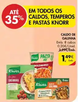 Pingo Doce Knorr caldo de galinha promoção