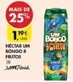 Pingo Doce Néctar um bongo 8 frutos promoção