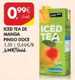 Pingo Doce Iced tea de manga pingo doce promoção