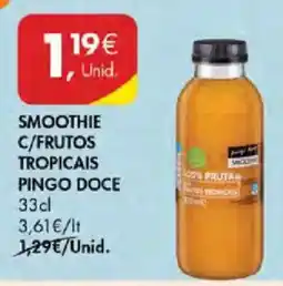 Pingo Doce Smoothie c/frutos tropicais pingo doce promoção