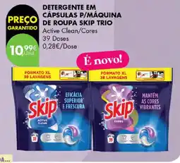 Pingo Doce Detergente em cápsulas p/máquina de roupa skip trio promoção